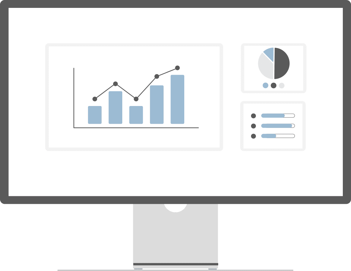 OTA販売データを分析し、マーケティングに活用するイメージ
